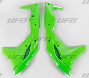 UFO radiator kappen Groen Kawasaki KX 250F 17-