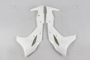 UFO radiator kappen Wit Kawasaki KX 250F 17-