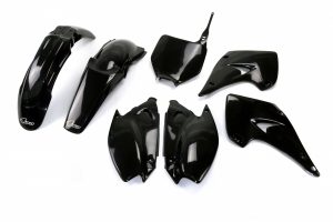 UFO plastic kit Zwart Kawasaki KX 125/250 03-08