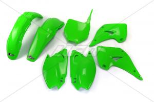 UFO plastic kit Groen Kawasaki KX 125/250 03-08
