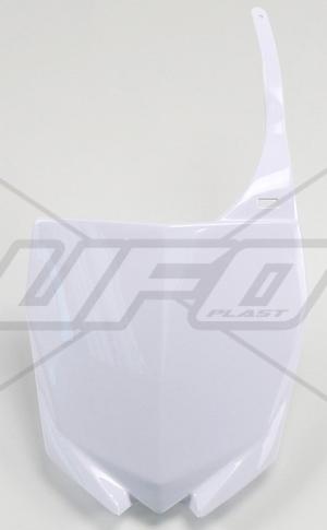 UFO voornummerplaat Wit Yamaha YZ 125/250 15-21 & YZ 250F 10-18 & YZ 450F 10-17