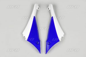 UFO radiator kappen Wit / Blauw Yamaha YZ 450F 11-13
