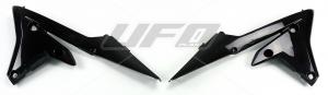 UFO radiator kappen Zwart Yamaha YZ 250F 14-18 & YZ 450F 14-17 & WR 250F 15-19 & WR 450F 16-18