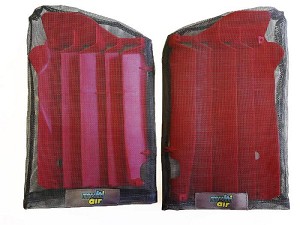 Airtime radiator sleeves KTM SX/SX-F 125/150/250/350/450 2016-2018 & EXC/EXC-F 125/200/250/300/350/450/500 2017-2019 & Husqvarna TC/FC 125/250/350/450 2016-2018 & TE/FE 125/250/300/350/450/500 2017-2019