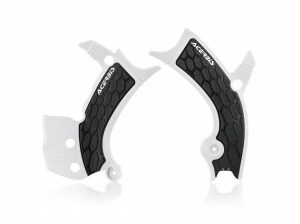Acerbis X-Grip frame beschermers wit / zwart Yamaha YZ 250F 19- & YZ 450F 18- & WR 250F 20 & WR 450F 19-