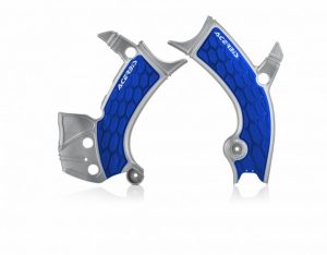 Acerbis X-Grip frame beschermers blauw / zilver Yamaha YZ 250F 19- & YZ 450F 18- & WR 250F 20 & WR 450F 19-