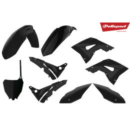 Polisport plastic kit restyle Zwart Honda CR 125R/250R 02-07