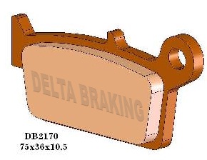 Delta Braking Voor of Achter remblokken DB5070 type SR-N