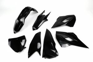 UFO plastic kit Zwart Husqvarna TC/FC 125/150/250/350/450 14-15 & TC 250 14-16