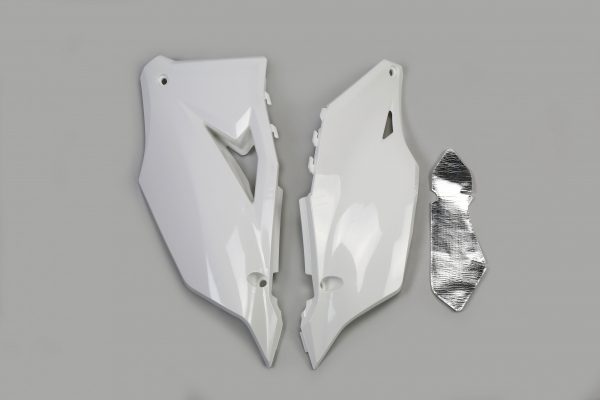 UFO zijnummerborden Wit Kawasaki KX 250F 2021-2024 & KX 450F 2019-2023