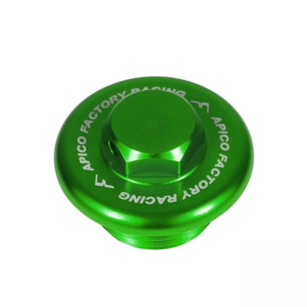 Apico olievuldop aluminium Groen Honda/Kawasaki/Yamaha/Suzuki