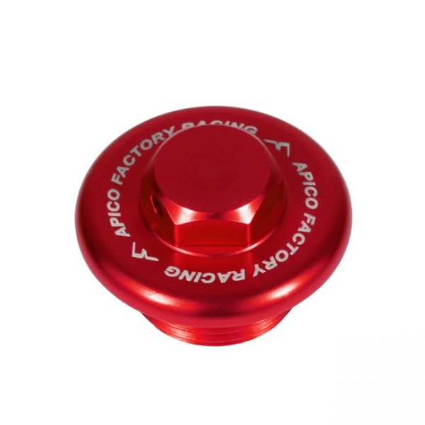 Apico olievuldop aluminium Rood Honda/Kawasaki/Yamaha/Suzuki