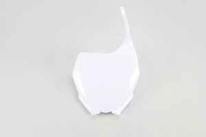 UFO voornummerplaat Wit Yamaha YZ 125/250 06-14 & YZ 250F/450F 06-09