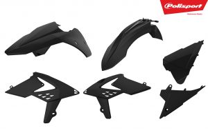 Polisport plastic kit Zwart Beta RR 250/300/350/430/480 13-17