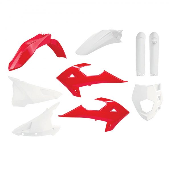 Polisport plastic kit Rood / Wit Gas Gas EC 200/250/300 19-20 & Rieju MR 250/300 2021