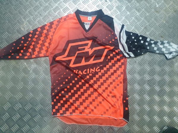 FM Shirt Kinder Maat XL Hero X25 Oranje / Wit