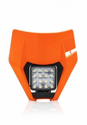 Acerbis koplamp plastic + koplamp Oranje  + Led lamp KTM EXC/EXC-F 250/300/350/450/500 17-19