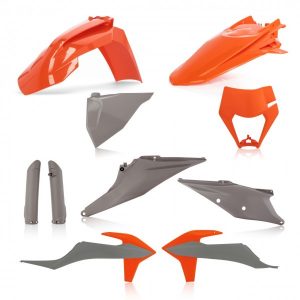 Cycra plastic kit Grijs / Oranje met koplamp plastic KTM EXC/EXC-F 250/300/350/450/500 20-