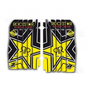 Blackbird Rockstar Radiator lammellen stickers Suzuki RM 125/250 01-14