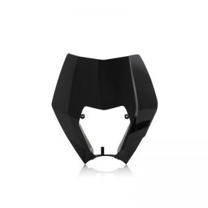 Acerbis koplamp plastic Zwart KTM EXC 125/200/250/300/400/450/500 08-13 & EXC-F 250/350 08-13