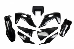 UFO plastic kit Zwart Husqvarna TE 250/300 20- & FE 250/350/450/501 20-
