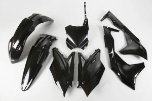 UFO plastic kit Zwart Kawasaki KX 250F 18-20