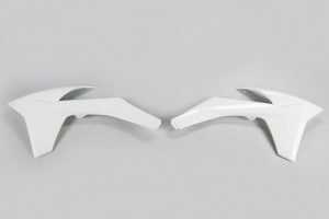 UFO radiator kappen Wit KTM SX 125/150/250 11-12 & SX-F 250/350/450 11-12 & EXC 125/200/250/300/350/450/500 12-13