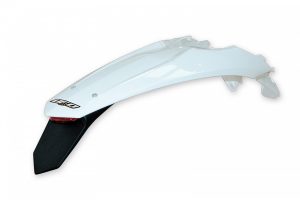 UFO Enduro achterspatbord Wit KTM EXC 125/150/250/350/450/500 12-16