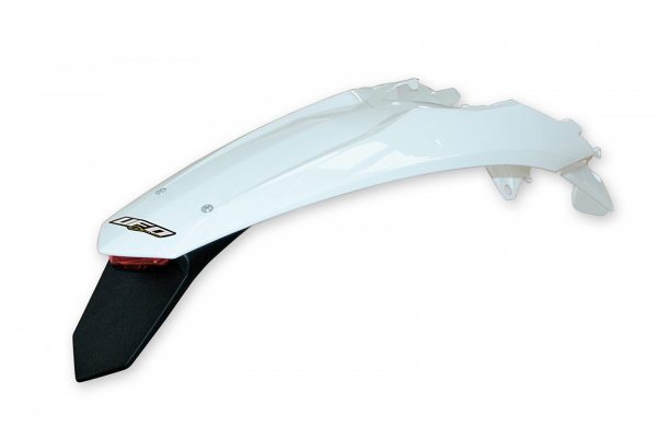 UFO Enduro achterspatbord Wit KTM EXC 125/150/250/350/450/500 12-16