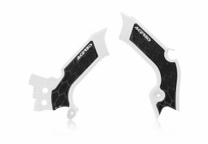 Acerbis X-Grip frame beschermers Wit / Zwart Kawasaki KX 450F 19-