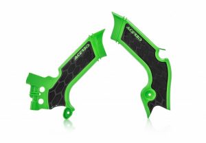 Acerbis X-Grip frame beschermers Groen / Zwart Kawasaki KX 250F 2021 & KX 450F 2019-2021