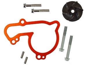 Mino waterpomp koeler kit Oranje KTM SX-F 250 12-15 & EXC-F 250 12-16 & SX-F 350 11-15 & EXC-F 350 14-16