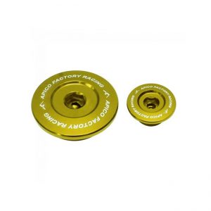 Apico Blok pluggen aluminium goud Suzuki RM-Z 250 07- & RM-Z 450 05-