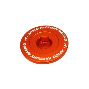Apico Blok plug aluminium oranje KTM/HQV/GAS SX-F/FC/MC-F250-450 11-21, EXC-F/FE/FX/EC-F/EX-F250-350 12-21