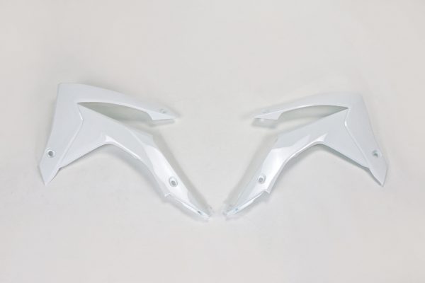 UFO radiator kappen Wit Honda CRF 250R 2014-2017 & CRF 450R 2013-2016