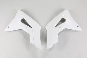 UFO radiator kappen Wit Honda CRF 250R 18-21 & CRF 450R 17-20