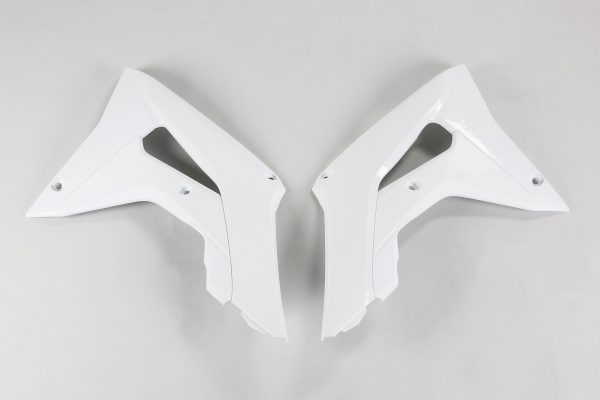 UFO radiator kappen Wit Honda CRF 250R 18-21 & CRF 450R 17-20