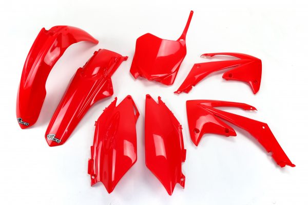 UFO plastic kit Rood Honda CRF 250R 2011-2013 & CRF 450R 2011-2012
