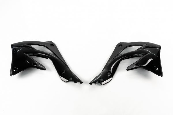 UFO radiator kappen Zwart Kawasaki KX 450F 2012-2015
