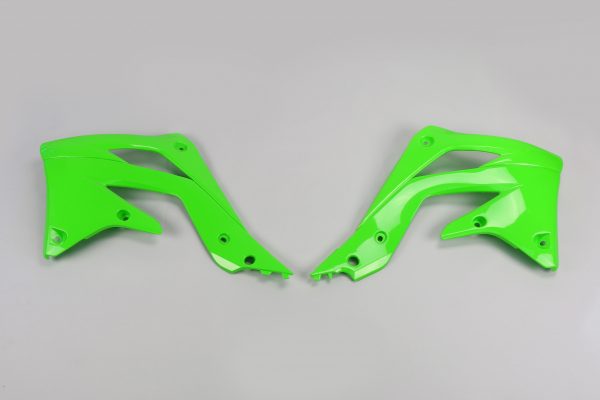 UFO radiator kappen Groen Kawasaki KX 450F 2012-2015