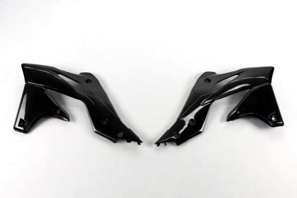 UFO radiator kappen Zwart Kawasaki KX 250F 2013-2016