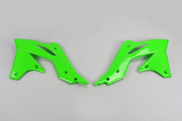UFO radiator kappen Groen Kawasaki KX 250F 2013-2016