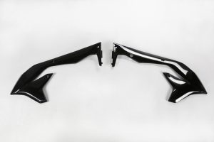 UFO radiator kappen Zwart Kawasaki KX 450F 2016-2018