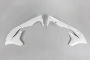 UFO radiator kappen Wit Kawasaki KX 450F 2016-2018