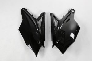 UFO Zijnummerborden Zwart Kawasaki KX 250F 2017-2020 & KX 450F 2016-2018