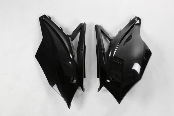 UFO Zijnummerborden Zwart Kawasaki KX 250F 2017-2020 & KX 450F 2016-2018