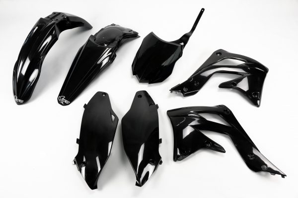 UFO plastic kit Zwart Kawasaki KX 450F 2013-2015