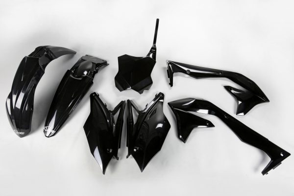 UFO plastic kit Zwart Kawasaki KX 450F 2018