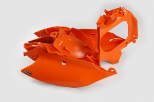 UFO Zijnummerborden + Airbox Oranje KTM SX 125/150 11-15 & SX 250 11-16 & SX-F 250/350/450 11-15 & EXC 200/250/300/450/500 12-16 & EXC-F 250/350 12-16