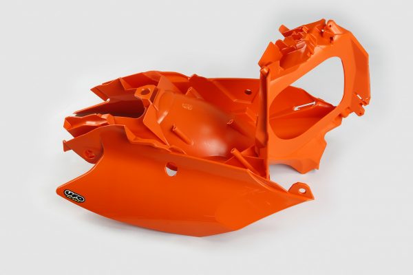 UFO Zijnummerborden + Airbox Oranje KTM SX 125/150 11-15 & SX 250 11-16 & SX-F 250/350/450 11-15 & EXC 200/250/300/450/500 12-16 & EXC-F 250/350 12-16